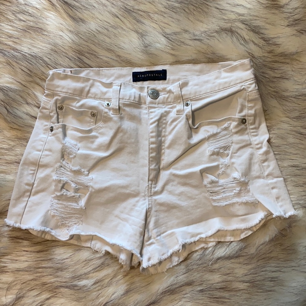 Aéropostale Cheeky White Denim Short